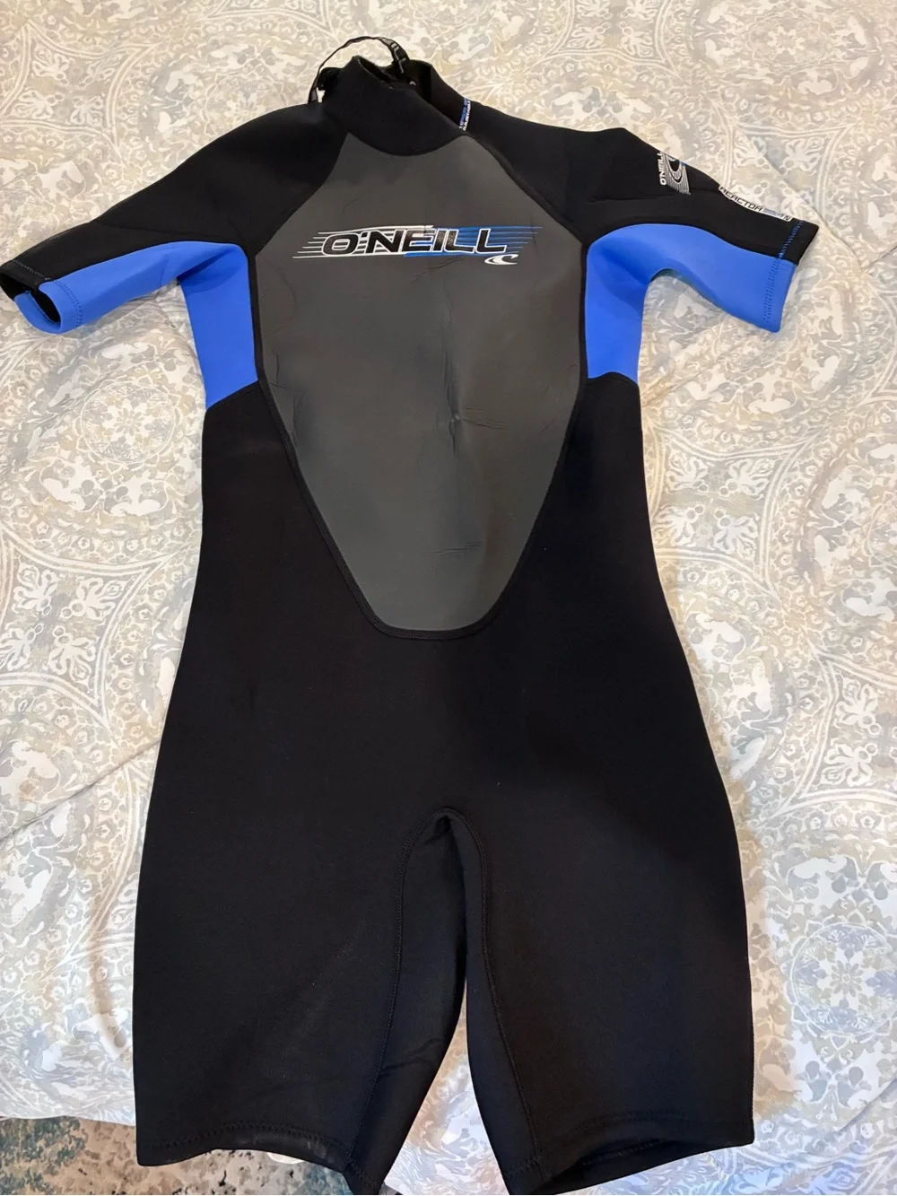 O'Neill Kids Short Sleeve Rashguard - Black & Blue